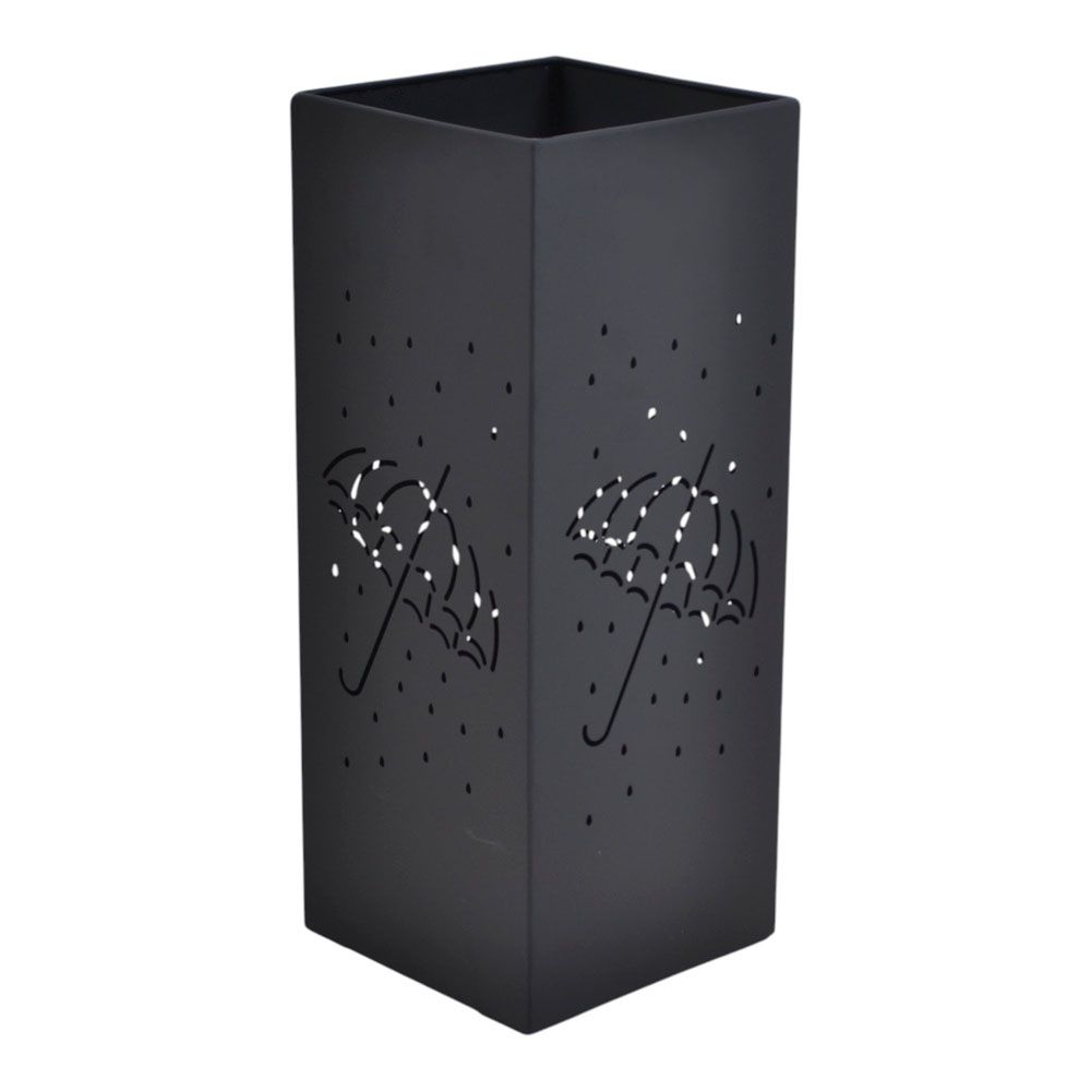 ΟΜΠΡΕΛΟΘΗΚΗ ΜΕΤΑΛΛΙΚΗ ΤΕΤΡΑΓΩΝΗ ΜΑΥΡΗ ΜΑΤ 20x20x50εκ.ANKOR