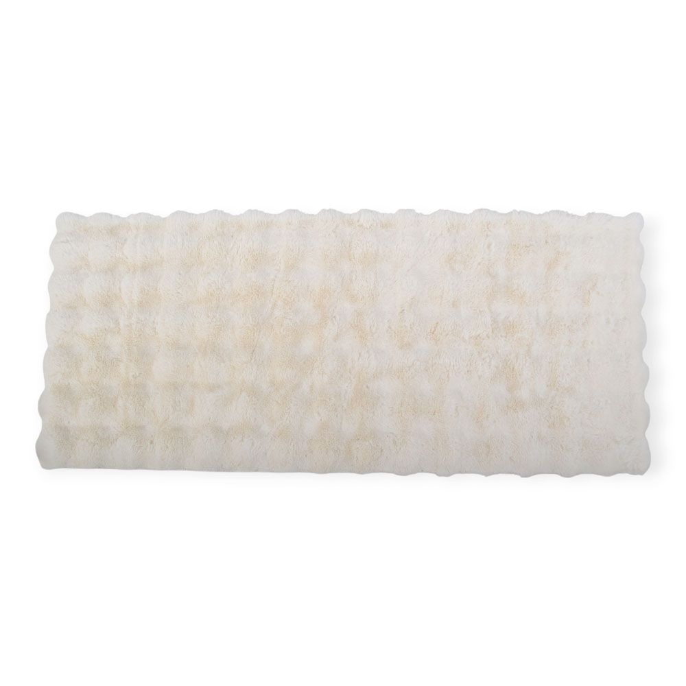 ΔΙΑΔΡΟΜΟΣ ΣΥΝΘΕΤΙΚΗΣ ΓΟΥΝΑΣ ΜΕ ΑΝΤΙΟΛΙΣΘΗΤΙΚΗ ΒΑΣΗ ΣΕ ΚΡΕΜ ΧΡΩΜΑ 60x140εκ. ANKOR