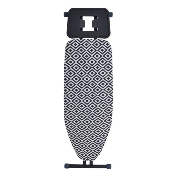 ΣΙΔΕΡΩΣΤΡΑ XL 45x120εκ ΜΑΥΡΗ ΜΑΤ 100% ΒΑΜΒΑΚΕΡΟ ΚΑΛΥΜΜΑ ΥΨΟΣ 71-94εκ. ANKOR