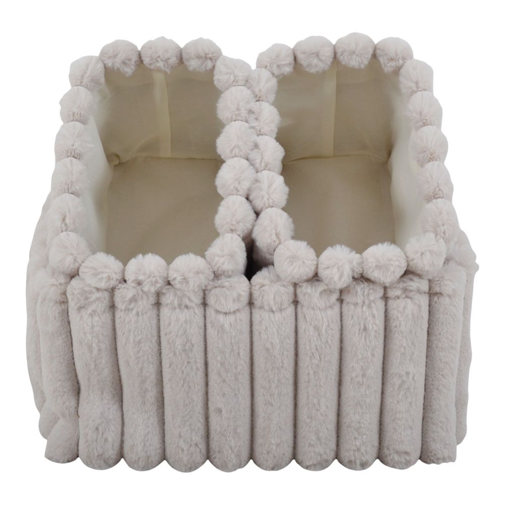 ΣΕΤ 3 ΚΑΛΑΘΙΩΝ ΒΕΛΟΥΔΙΝΑ ΣΕ ΜΠΕΖ ΧΡΩΜΑ ANKOR