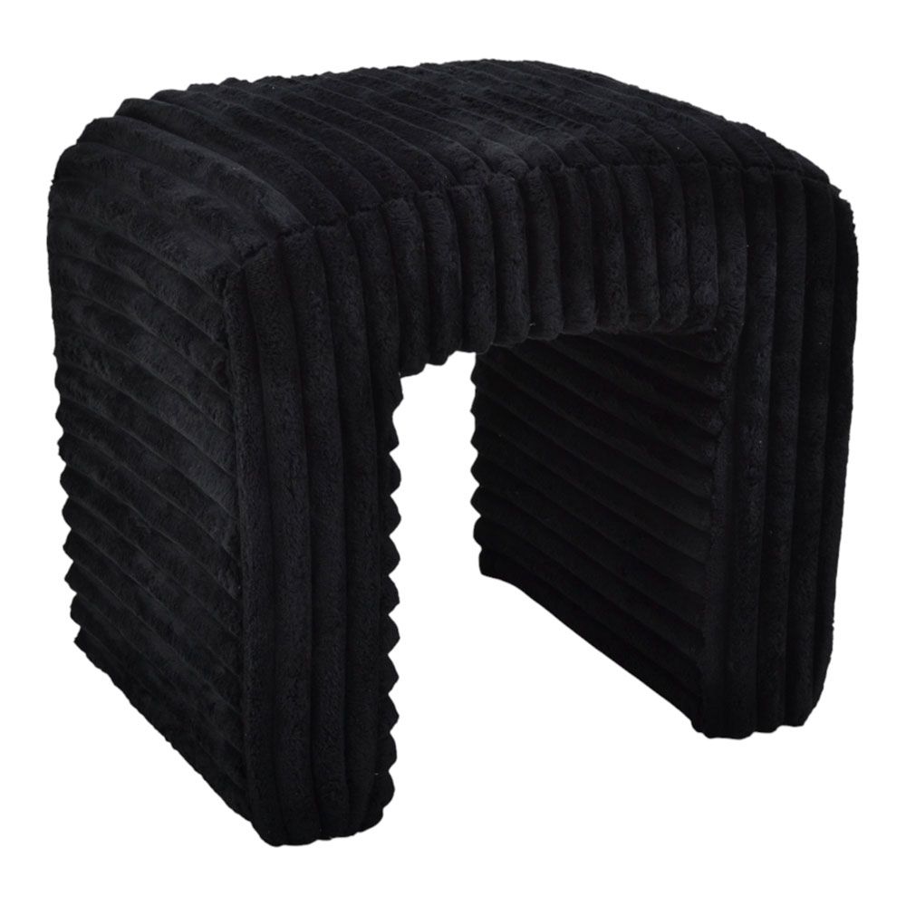 ΣΚΑΜΠΟ ΒΕΛΟΥΔΙΝΟ ΣΕ ΜΑΥΡΟ ΧΡΩΜΑ 43x35x41εκ. ANKOR