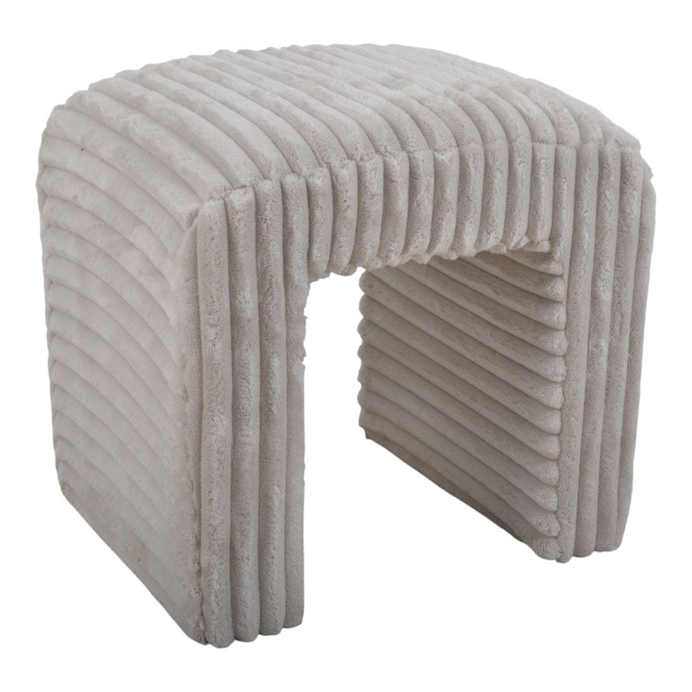 ΣΚΑΜΠΟ ΒΕΛΟΥΔΙΝΟ ΣΕ ΜΠΕΖ ΧΡΩΜΑ 43x35x41εκ. ANKOR