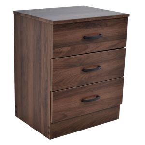 ΚΟΜΟΔΙΝΟ ΞΥΛΙΝΟ ΜΕ ΤΡΙΑ ΣΥΡΤΑΡΙΑ ΣΕ ΚΑΡΥΔΙ ΧΡΩΜΑ 48x38x60εκ. ANKOR