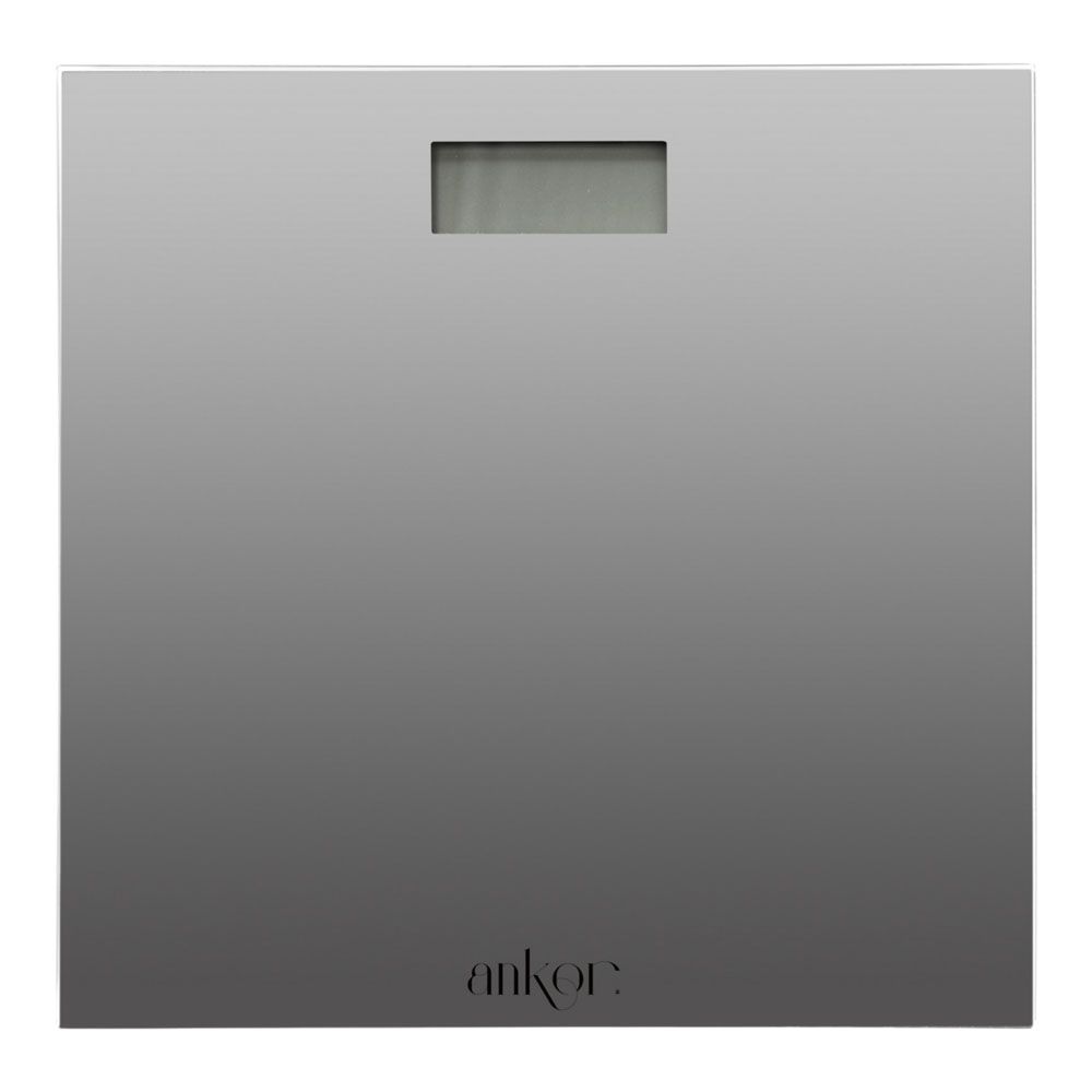 ΗΛΕΚΤΡΟΝΙΚΗ ΖΥΓΑΡΙΑ ΜΠΑΝΙΟΥ ΨΗΦΙΑΚΗ ΓΥΑΛΙΝΗ ΓΚΡΙ ΝΤΕΓΚΡΑΝΤΕ 30x30x2,5 εκ.ANKOR