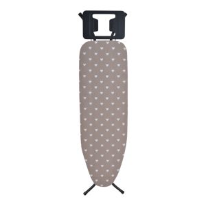 ΣΙΔΕΡΩΣΤΡΑ 34x110εκ ΜΑΥΡΗ ΜΑΤ 100% ΒΑΜΒΑΚΕΡΟ ΚΑΛΥΜΜΑ ΥΨΟΣ 60-88εκ. ANKOR