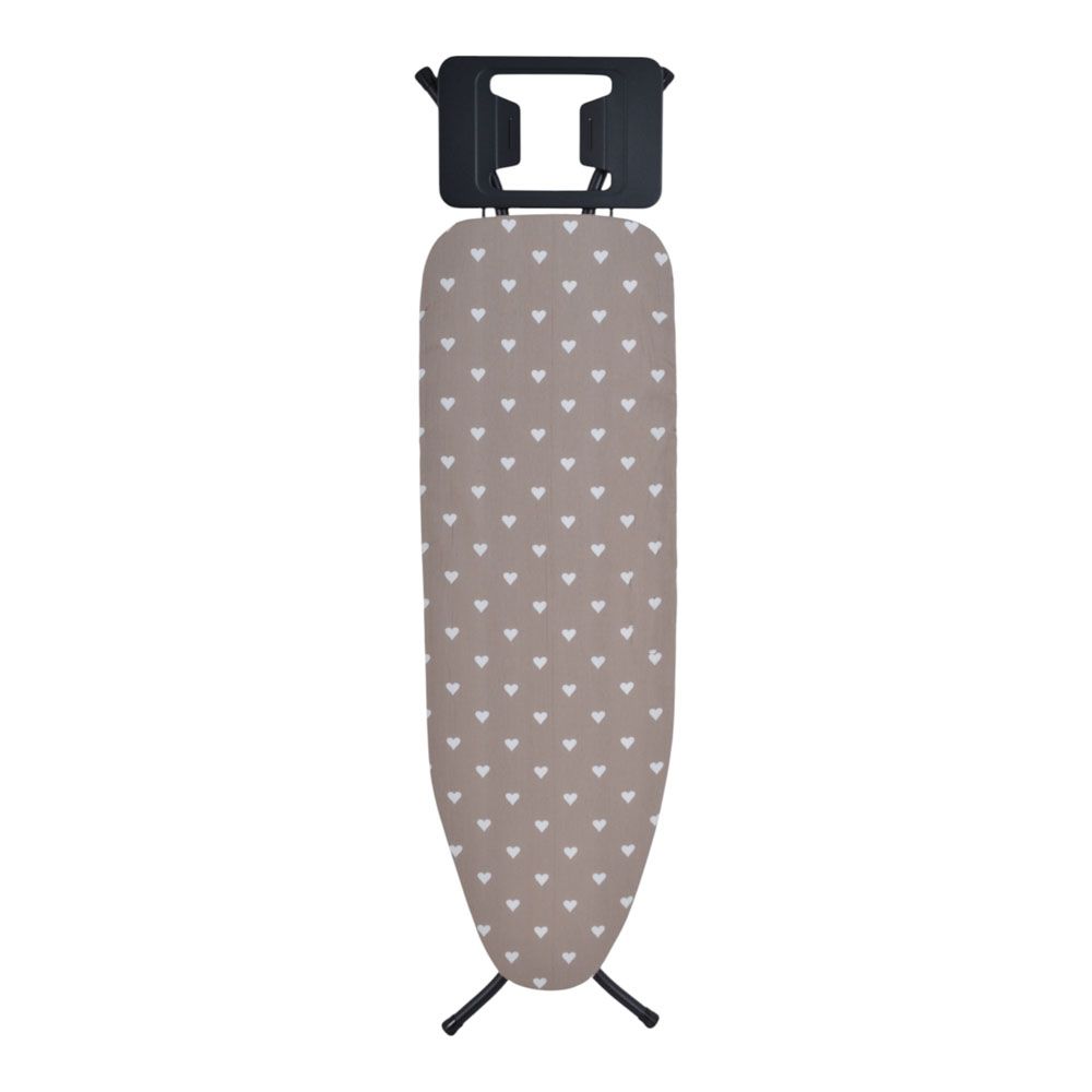 ΣΙΔΕΡΩΣΤΡΑ 34x110εκ ΜΑΥΡΗ ΜΑΤ 100% ΒΑΜΒΑΚΕΡΟ ΚΑΛΥΜΜΑ ΥΨΟΣ 60-88εκ. ANKOR