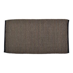 ΧΑΛΙ ΔΙΑΔΡΟΜΟΣ ΑΠΟ ΓΙΟΥΤΑ ΚΑΙ ΒΑΜΒΑΚΙ 60x120εκ. ΡΙΓΕ ΜΟΤΙΒΟ ΣΕ ΜΑΥΡΟ ΚΑΙ ΦΥΣΙΚΟ ΧΡΩΜΑ ANKOR