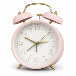 ΞΥΠΝΗΤΗΡΙ ΜΕΤΑΛΛΙΚΟ ΑΘΟΡΥΒΟ ΡΕΤΡΟ ΣΕ ΡΟΖ ΜΑΤ ΧΡΩΜΑ 9,8x5,8x13,5εκ. ANKOR