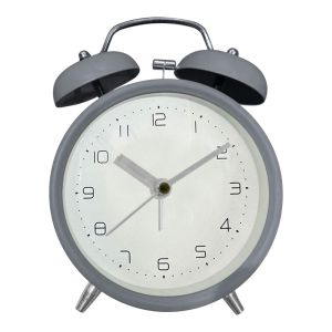 ΞΥΠΝΗΤΗΡΙ ΜΕΤΑΛΛΙΚΟ ΑΘΟΡΥΒΟ ΡΕΤΡΟ ΣΕ ΓΚΡΙ ΜΑΤ ΧΡΩΜΑ 9,8x5,8x13,5εκ. ANKOR