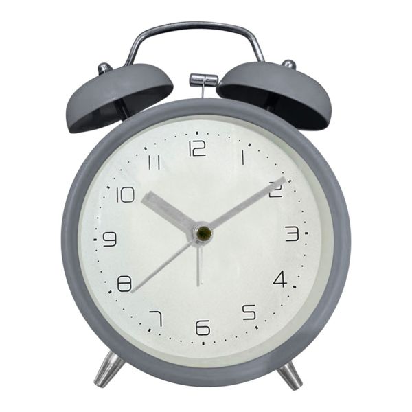 ΞΥΠΝΗΤΗΡΙ ΜΕΤΑΛΛΙΚΟ ΑΘΟΡΥΒΟ ΡΕΤΡΟ ΣΕ ΓΚΡΙ ΜΑΤ ΧΡΩΜΑ 9,8x5,8x13,5εκ. ANKOR