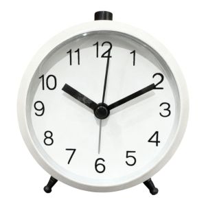 ΞΥΠΝΗΤΗΡΙ ΜΕΤΑΛΛΙΚΟ ΑΘΟΡΥΒΟ ΣΕ ΑΣΠΡΟ ΜΑΤ ΧΡΩΜΑ 9,3x5,7x10,5εκ. ANKOR