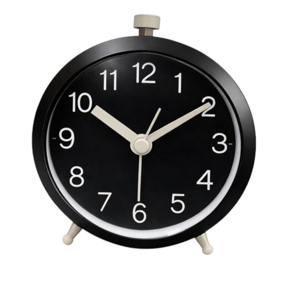 ΞΥΠΝΗΤΗΡΙ ΜΕΤΑΛΛΙΚΟ ΑΘΟΡΥΒΟ ΣΕ ΜΑΥΡΟ ΜΑΤ ΧΡΩΜΑ 9,3x5,7x10,5εκ. ANKOR