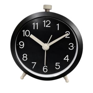 ΞΥΠΝΗΤΗΡΙ ΜΕΤΑΛΛΙΚΟ ΑΘΟΡΥΒΟ ΣΕ ΜΑΥΡΟ ΜΑΤ ΧΡΩΜΑ 9,3x5,7x10,5εκ. ANKOR