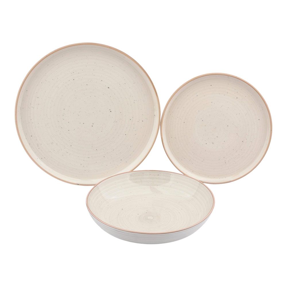 ΣΕΡΒΙΤΣΙΟ ΠΙΑΤΩΝ STONEWARE 18ΤΜΧ ΣΕ ΜΠΕΖ ΧΡΩΜΑ ANKOR