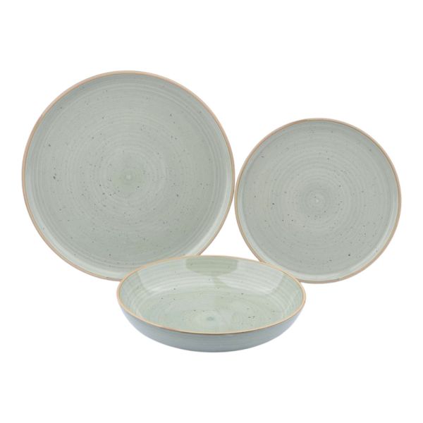 ΣΕΡΒΙΤΣΙΟ ΠΙΑΤΩΝ STONEWARE 18ΤΜΧ ΣΕ ΜΙΝΤ ΧΡΩΜΑ ANKOR