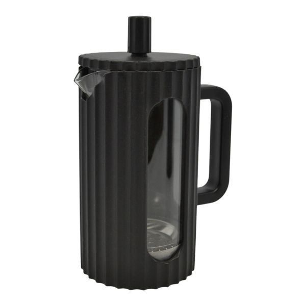 ΚΑΦΕΤΙΕΡΑ ΓΑΛΛΙΚΟΥ ΜΕ ΠΡΕΣΑ 600ML ΒΟΡΙΟΠΥΡΙΤΙΚΟ ΓΥΑΛΙ ΜΕ ΜΑΥΡΟ PP ΠΕΡΙΒΛΗΜΑ ANKOR