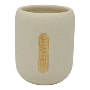 ΠΟΤΗΡΟΘΗΚΗ ΠΟΛΥΕΣΤΕΡΙΚΗ ΜΠΕΖ ΣΑΓΡΕ ΜΕ ΞΥΛΟ 8,1x8,1x10εκ.ANKOR