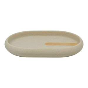 ΣΑΠΟΥΝΟΘΗΚΗ ΠΟΛΥΕΣΤΕΡΙΚΗ ΜΠΕΖ ΣΑΓΡΕ ΜΕ ΞΥΛΟ 14x9,5x2εκ. ANKOR