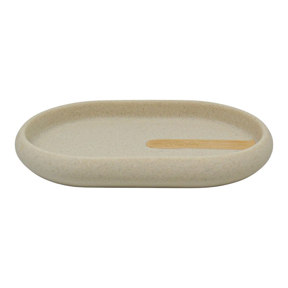 ΣΑΠΟΥΝΟΘΗΚΗ ΠΟΛΥΕΣΤΕΡΙΚΗ ΜΠΕΖ ΣΑΓΡΕ ΜΕ ΞΥΛΟ 14x9,5x2εκ. ANKOR