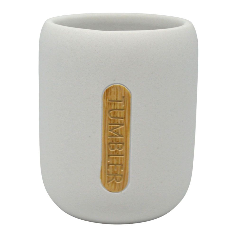 ΠΟΤΗΡΟΘΗΚΗ ΠΟΛΥΕΣΤΕΡΙΚΗ ΑΣΠΡΗ ΣΑΓΡΕ ΜΕ ΞΥΛΟ 8,1x8,1x10εκ.ANKOR