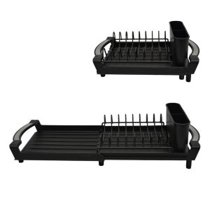 ΠΙΑΤΟΘΗΚΗ ΠΛΑΣΤΙΚΗ ΕΠΕΚΤΕΙΝΟΜΕΝΗ ΜΑΥΡΗ ΜΑΤ 30-49,2x19,6x12,5εκ. ANKOR