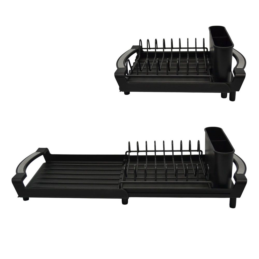 ΠΙΑΤΟΘΗΚΗ ΠΛΑΣΤΙΚΗ ΕΠΕΚΤΕΙΝΟΜΕΝΗ ΜΑΥΡΗ ΜΑΤ 30-49,2x19,6x12,5εκ. ANKOR