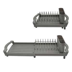 ΠΙΑΤΟΘΗΚΗ ΠΛΑΣΤΙΚΗ ΕΠΕΚΤΕΙΝΟΜΕΝΗ ΓΚΡΙ ΜΑΤ 30-49,2x19,6x12,5εκ. ANKOR