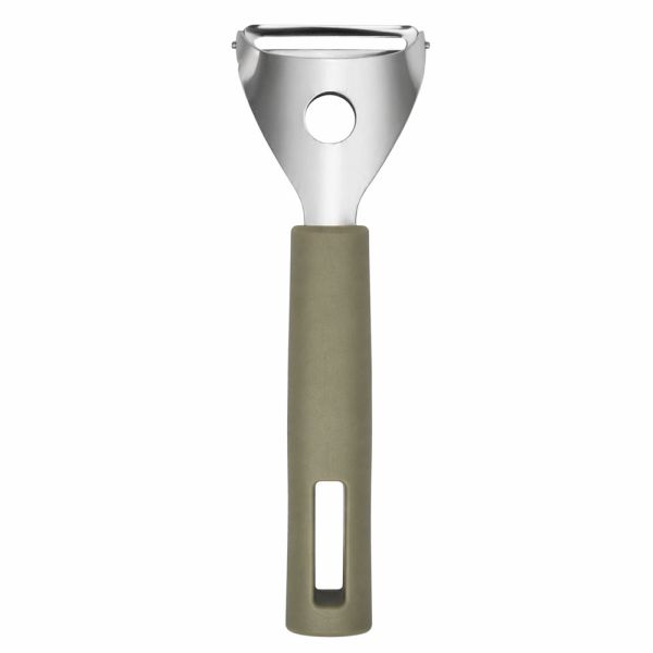 ΑΠΟΦΛΟΙΩΤΗΣ ΛΑΧΑΝΙΚΩΝ ΜΕ ΛΑΒΗ PP TAUPE ΚΑΙ ΑΝΟΞΕΙΔΩΤΗ ΛΕΠΙΔΑ 18x2,4εκ. ANKOR