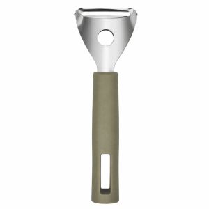 ΑΠΟΦΛΟΙΩΤΗΣ ΛΑΧΑΝΙΚΩΝ ΜΕ ΛΑΒΗ PP TAUPE ΚΑΙ ΑΝΟΞΕΙΔΩΤΗ ΛΕΠΙΔΑ 18x2,4εκ. ANKOR