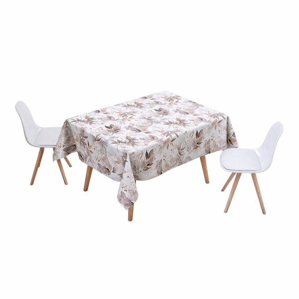 ΤΡΑΠΕΖΟΜΑΝΤΗΛΟ ΑΔΙΑΒΡΟΧΟ ΚΑΙ ΑΛΕΚΙΑΣΤΟ 140x140εκ. ΦΥΛΛΑ ΣΕ ΠΑΣΤΕΛ ΧΡΩΜΑΤΑ ANKOR