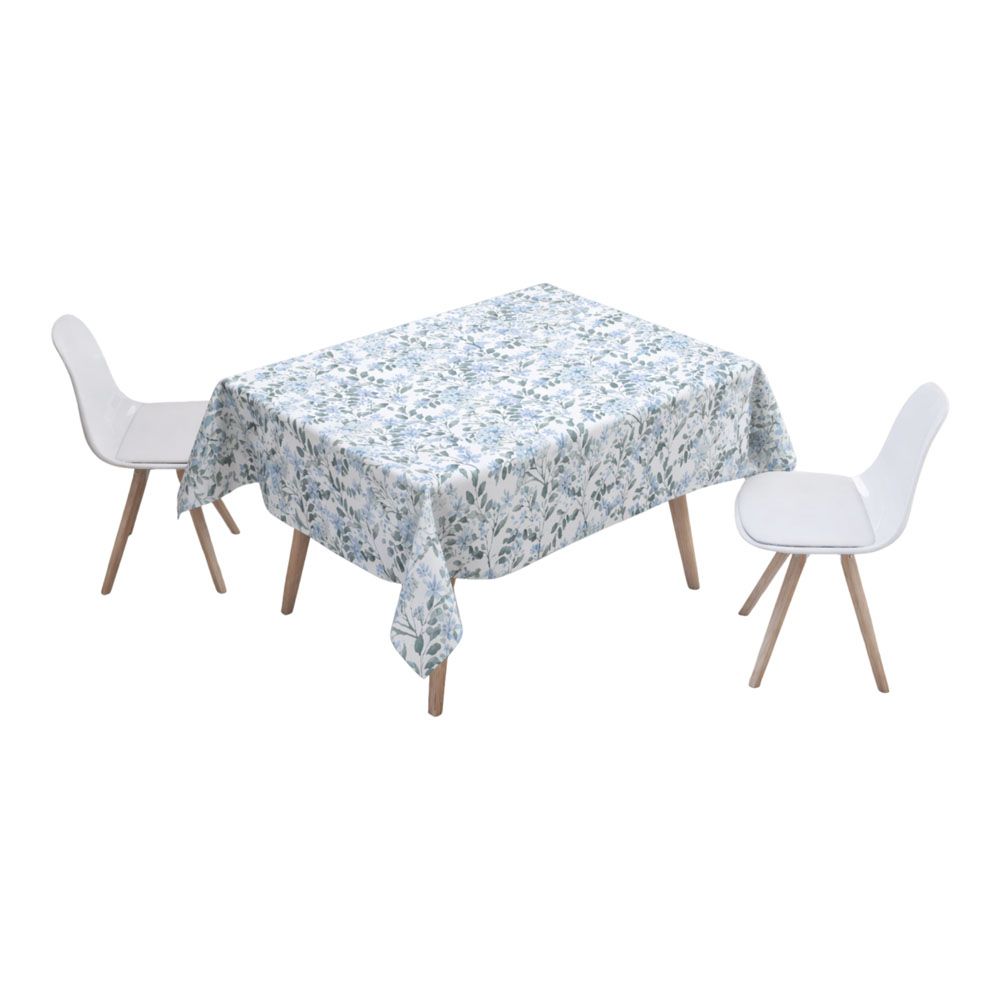 ΤΡΑΠΕΖΟΜΑΝΤΗΛΟ ΑΔΙΑΒΡΟΧΟ ΚΑΙ ΑΛΕΚΙΑΣΤΟ 140x140εκ. ΦΛΟΡΑΛ ΣΧΕΔΙΟ ANKOR