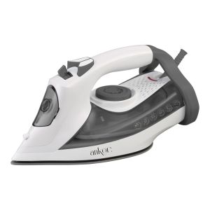 ΣΙΔΕΡΟ ΑΤΜΟΥ 2800W ΜΕ ΚΕΡΑΜΙΚΗ ΠΛΑΚΑ ΚΑΙ ΣΥΝΕΧΟΜΕΝΗ ΠΑΡΟΧΗ ΑΤΜΟΥ ΑΣΠΡΟ ΓΚΡΙ ANKOR