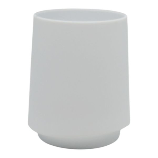 ΠΟΤΗΡΟΘΗΚΗ ΠΛΑΣΤΙΚΗ ABS ΑΣΠΡΗ ΜΑΤ 8,6x8,6x10,6εκ. ANKOR