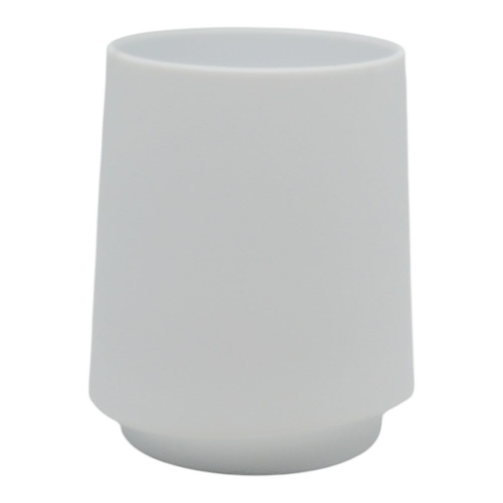 ΠΟΤΗΡΟΘΗΚΗ ΠΛΑΣΤΙΚΗ ABS ΑΣΠΡΗ ΜΑΤ 8,6x8,6x10,6εκ. ANKOR