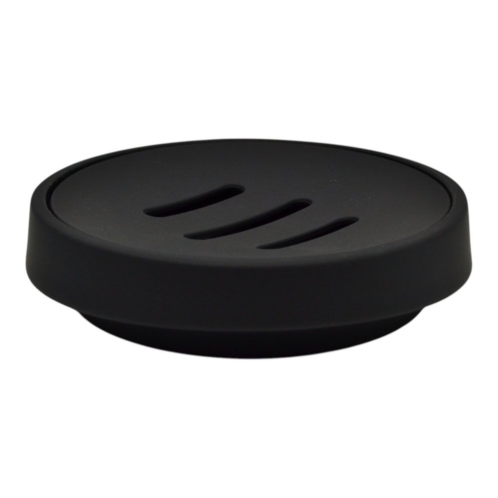 ΣΑΠΟΥΝΟΘΗΚΗ ΠΛΑΣΤΙΚΗ ABS ΜΑΥΡΗ ΜΑΤ 11,2x11,2x2,8εκ. ANKOR