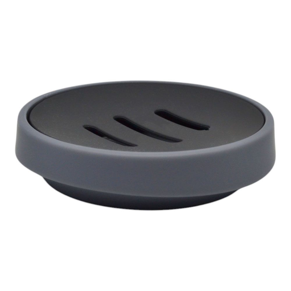 ΣΑΠΟΥΝΟΘΗΚΗ ΠΛΑΣΤΙΚΗ ABS ΓΚΡΙ ΜΑΤ 11,2x11,2x2,8εκ. ANKOR