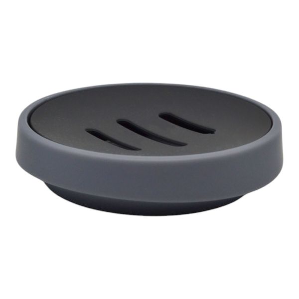 ΣΑΠΟΥΝΟΘΗΚΗ ΠΛΑΣΤΙΚΗ ABS ΓΚΡΙ ΜΑΤ 11,2x11,2x2,8εκ. ANKOR