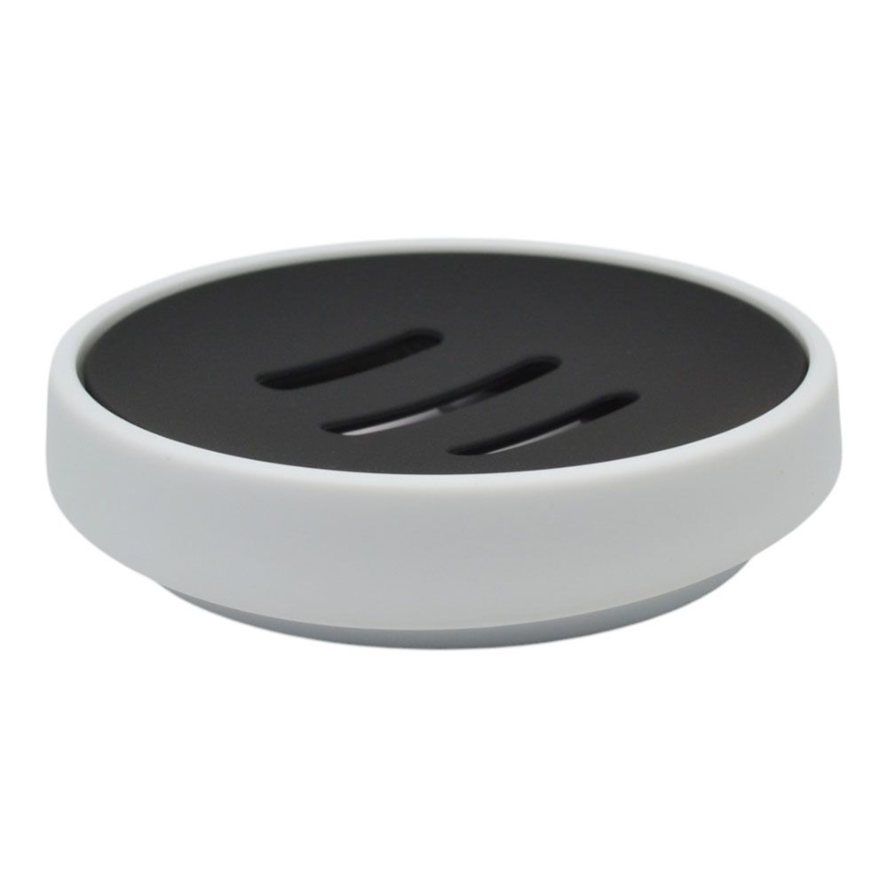 ΣΑΠΟΥΝΟΘΗΚΗ ΠΛΑΣΤΙΚΗ ABS ΑΣΠΡΗ ΜΑΤ 11,2x11,2x2,8εκ. ANKOR