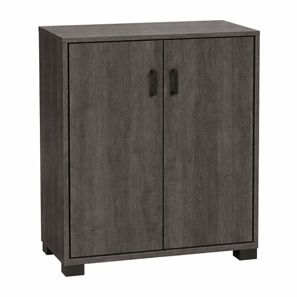 ΠΑΠΟΥΤΣΟΘΗΚΗ ΝΤΟΥΛΑΠΙ ΞΥΛΙΝΟ ΜΕ 4 ΡΑΦΙΑ ΣΕ ΓΚΡΙ ΧΡΩΜΑ 60x30x83,5 εκ. ANKOR