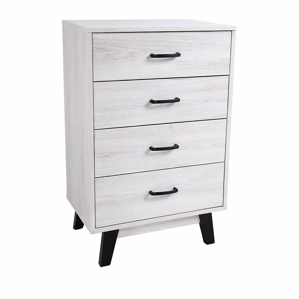 ΣΥΡΤΑΡΙΕΡΑ ΞΥΛΙΝΗ ΜΕ 4 ΣΥΡΤΑΡΙΑ ΣΕ ΑΣΠΡΟ ΧΡΩΜΑ 60x40x93εκ. ANKOR