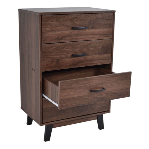 ΣΥΡΤΑΡΙΕΡΑ ΞΥΛΙΝΗ ΜΕ 4 ΣΥΡΤΑΡΙΑ ΣΕ ΚΑΡΥΔΙ ΧΡΩΜΑ 80x40x93εκ. ANKOR