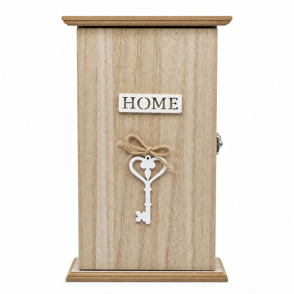 ΚΛΕΙΔΟΘΗΚΗ ΤΟΙΧΟΥ ΞΥΛΙΝΗ ΣΕ ΦΥΣΙΚΟ ΧΡΩΜΑ HOME 18x6x30,5εκ. ANKOR