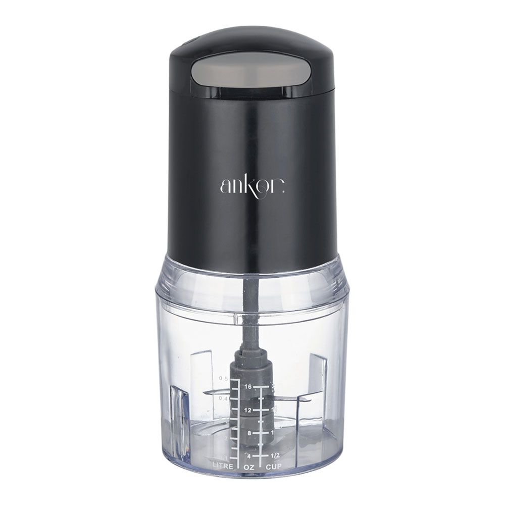 ΠΟΛΥΚΟΦΤΗΣ ANKOR ΜΕ ΔΙΠΛΗ ΛΕΠΙΔΑ 260W ΔΟΧΕΙΟ 500ml ΜΑΥΡΟ ΧΡΩΜΑ ANKOR