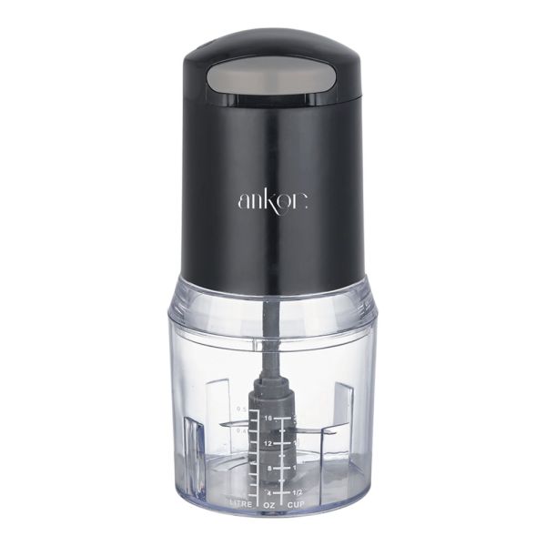 ΠΟΛΥΚΟΦΤΗΣ ANKOR ΜΕ ΔΙΠΛΗ ΛΕΠΙΔΑ 260W ΔΟΧΕΙΟ 500ml ΜΑΥΡΟ ΧΡΩΜΑ ANKOR