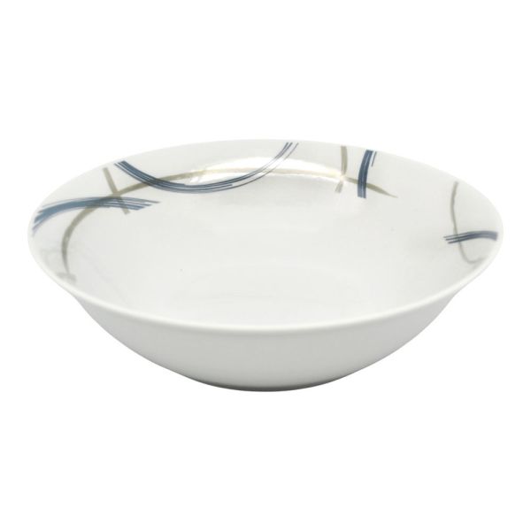 ΣΑΛΑΤΙΕΡΑ ΠΟΡΣΕΛΑΝΙΝΗ ΜΠΛΕ ΡΑΦ ΚΑΙ ΜΠΕΖ ΚΑΜΠΥΛΕΣ ΓΡΑΜΜΕΣ 23εκ. ANKOR