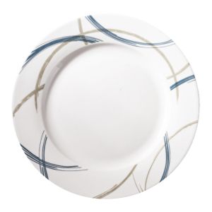 ΠΙΑΤΟ ΡΗΧΟ ΠΟΡΣΕΛΑΝΙΝΟ ΜΠΛΕ ΡΑΦ ΚΑΙ ΜΠΕΖ ΚΑΜΠΥΛΕΣ ΓΡΑΜΜΕΣ 24εκ. ANKOR