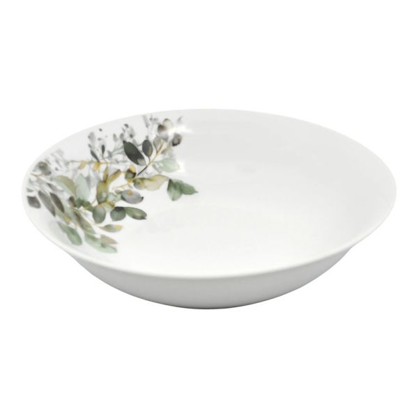 ΣΑΛΑΤΙΕΡΑ ΠΟΡΣΕΛΑΝΙΝΗ ΜΕ ΣΧΕΔΙΟ ΦΥΛΛΑ ΣΕ ΓΗΙΝΕΣ ΑΠΟΧΡΩΣΕΙΣ 23εκ. ANKOR