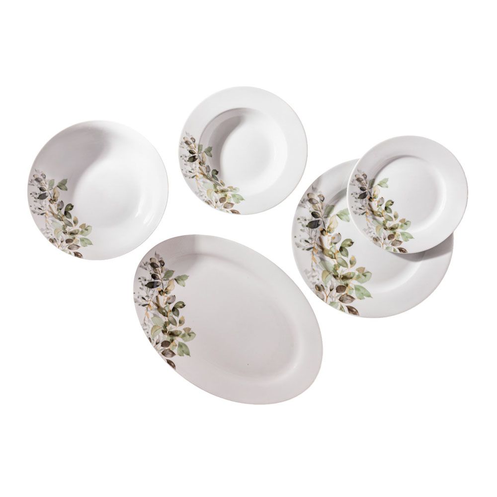 ΣΕΡΒΙΤΣΙΟ ΠΙΑΤΩΝ ΠΟΡΣΕΛΑΝΙΝΟ 20ΤΜΧ ΜΕ ΣΧΕΔΙΟ ΦΥΛΛΑ ΣΕ ΓΗΙΝΕΣ ΑΠΟΧΡΩΣΕΙΣ ANKOR