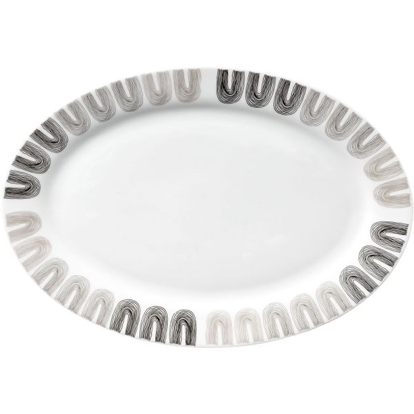 ΠΙΑΤΕΛΑ ΠΟΡΣΕΛΑΝΙΝΗ ΜΠΕΖ ΚΑΙ ΜΑΥΡΟ ΣΧΕΔΙΟ 30,5εκ.ANKOR