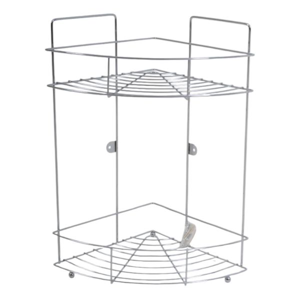 ΡΑΦΙΕΡΑ ΓΩΝΙΑ ΜΕΤΑΛΛΙΚΗ ΔΙΠΛΗ ΑΣΗΜΙ 22x22x38εκ.ANKOR